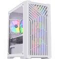 Blackout Computers Eclipse V3 Gaming PC (Glossy White) | High FPS Budget Desktop - View 1 - Affordable Prebuilt 1080p Gaming Desktop
