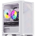 Blackout Computers Eclipse V3 Gaming PC (Glossy White) | High FPS Budget Desktop - View 1 - Affordable Prebuilt 1080p Gaming Desktop