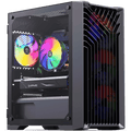 Blackout Computers Eclipse V2 Gaming PC (Matte Black) | High FPS Budget Desktop - View 3 - Affordable Prebuilt 1080p Gaming Desktop